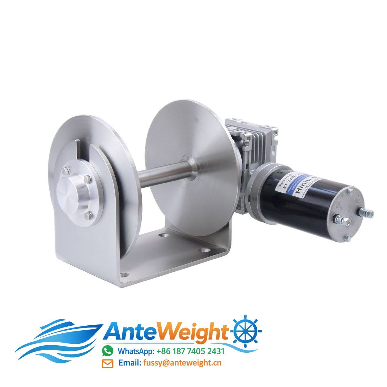 12V電動、316ステンレス製、ドラムアンカー式ウインチ、過 - Fishing Boat Anchor Winch のレビューと価格